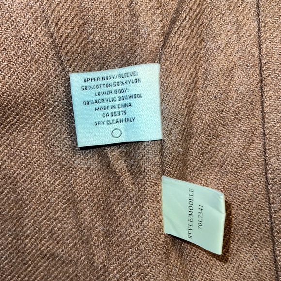 Mens Wilkie Rodriguez lined rain coat chocolate 44 regular double lined warm - Picture 5 of 9